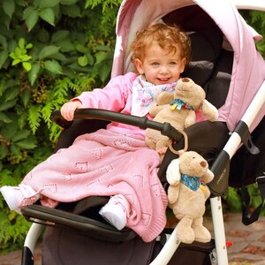 BabyOno бамбуковое одеяло 75x100cm, Pink - BabyOno