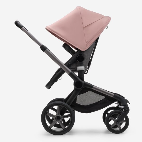 Bugaboo Fox 5 kомплект коляски Graphite/Grey Melange, Morning Pink - Bugaboo
