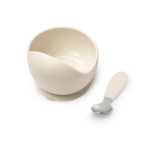 Elodie Details Silicone Bowl Set Vanilla White Vanilla New - Elodie Details