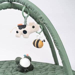 Done by Deer развивающий коврик Tiny farm Green - Done by Deer