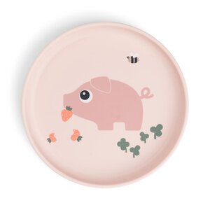 Done by Deer тарелка Foodie Tiny farm Powder - Done by Deer