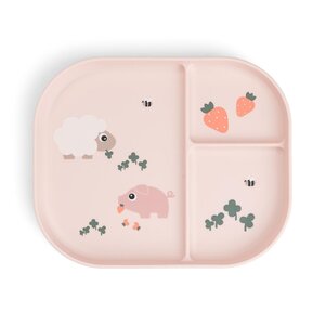 Done by Deer тарелка Foodie Tiny farm Powder - Done by Deer