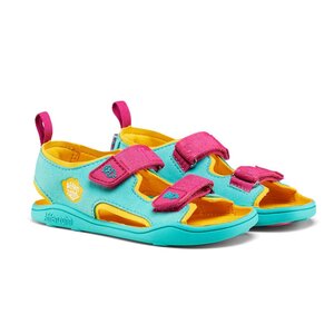 Affenzahn Sandal Vegan Airy Owl 24 Turquoise - Affenzahn