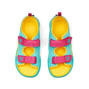 Affenzahn Sandal Vegan Airy Owl 24 Turquoise - Affenzahn