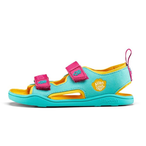 Affenzahn Sandal Vegan Airy Owl 24 Turquoise - Affenzahn