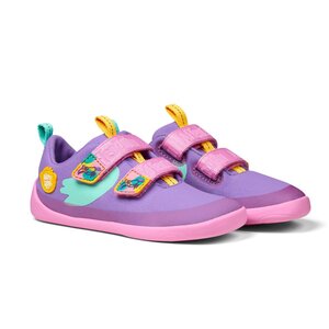 Affenzahn Sneaker Cotton Lucky Creative Toucan 23 Lavender - Affenzahn