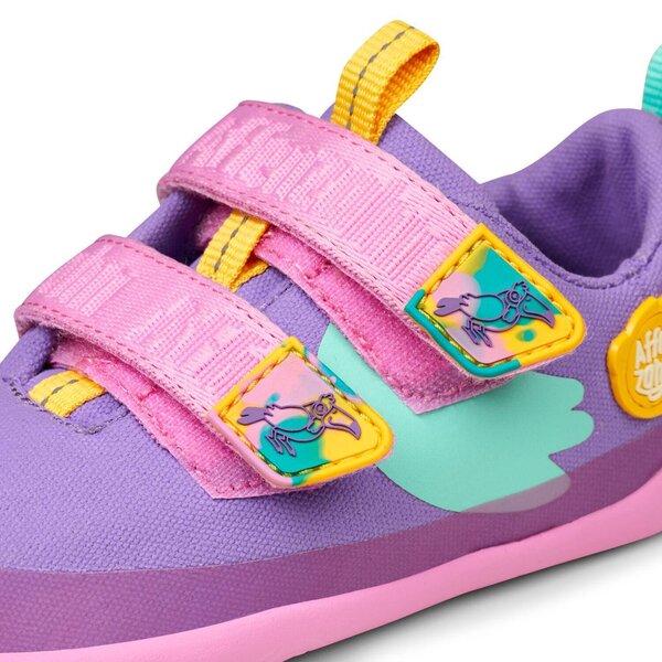 Affenzahn Sneaker Cotton Lucky Creative Toucan 23 Lavender - Affenzahn