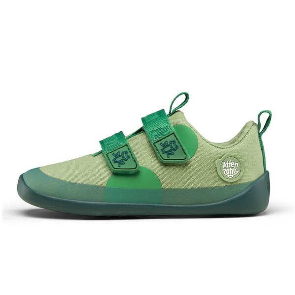 Affenzahn Sneaker Cotton Lucky Frog 24 Green - Affenzahn
