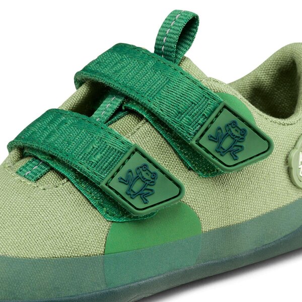 Affenzahn Sneaker Cotton Lucky Frog 24 Green - Affenzahn