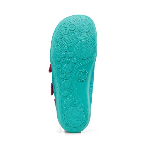 Affenzahn Sneaker Knit Happy Owl 23 Turquoise - Affenzahn