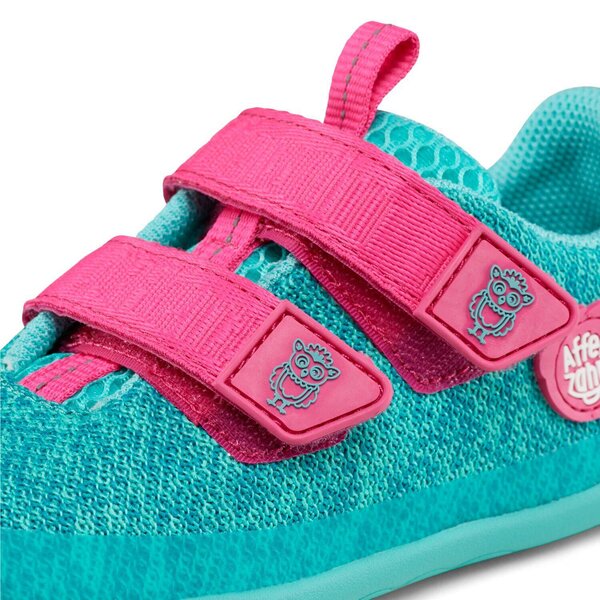 Affenzahn Sneaker Knit Happy Owl 23 Turquoise - Affenzahn