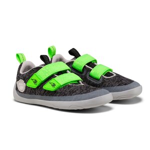 Affenzahn Sneaker Knit Happy Panther 22 Grey - Affenzahn