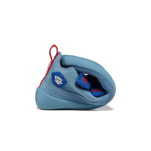 Affenzahn Sneaker Leather Buddy Shark 25 Blue - Affenzahn