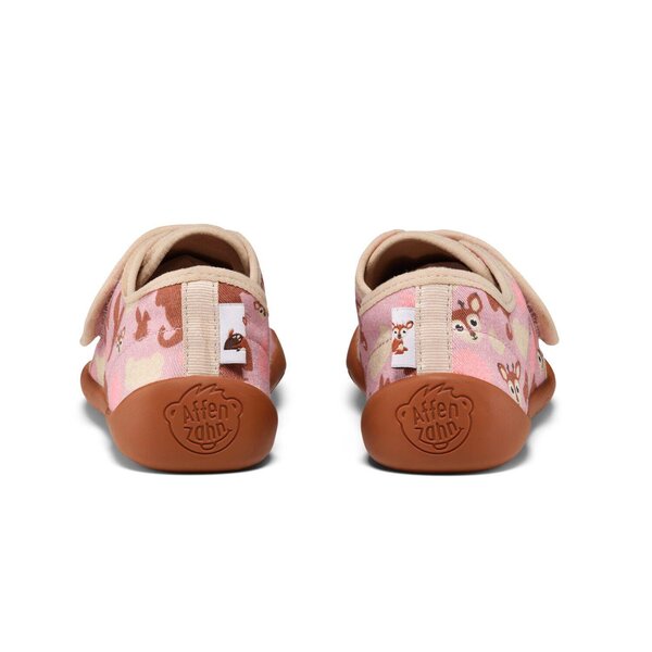 Affenzahn Slipper Cotton Movy Deer 23 Rose - Affenzahn