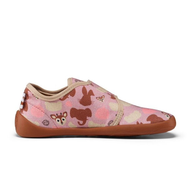 Affenzahn Slipper Cotton Movy Deer 23 Rose - Affenzahn