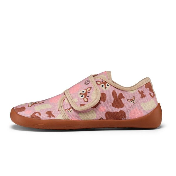 Affenzahn Slipper Cotton Movy Deer 23 Rose - Affenzahn