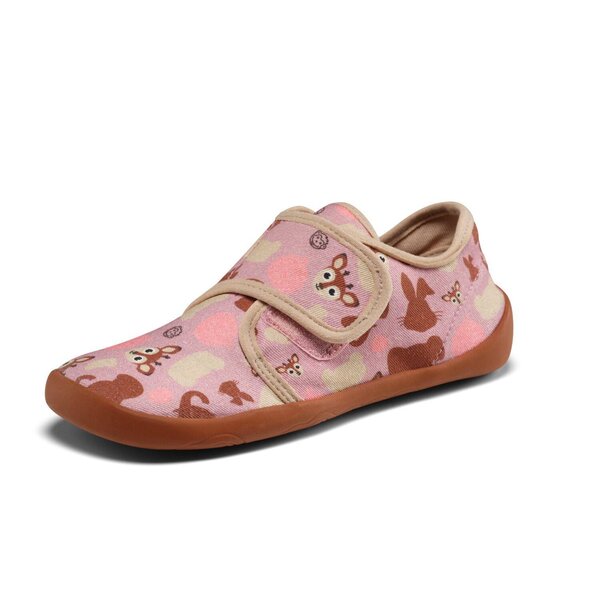 Affenzahn Slipper Cotton Movy Deer 23 Rose - Affenzahn