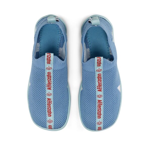 Affenzahn Slipper Knit Flinky Shark 25 Blue - Affenzahn