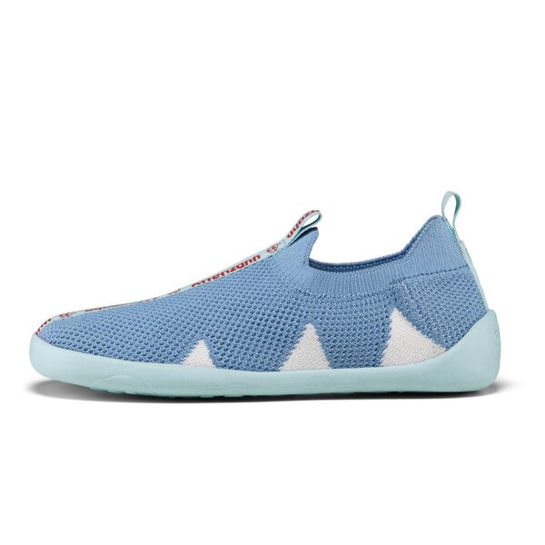 Affenzahn Slipper Knit Flinky Shark 25 Blue - Affenzahn