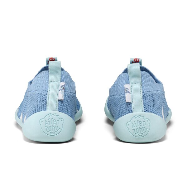 Affenzahn Slipper Knit Flinky Shark 25 Blue - Affenzahn
