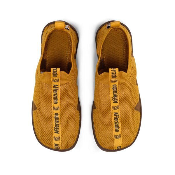 Affenzahn Slipper Knit Flinky Tiger 25 Yellow - Affenzahn