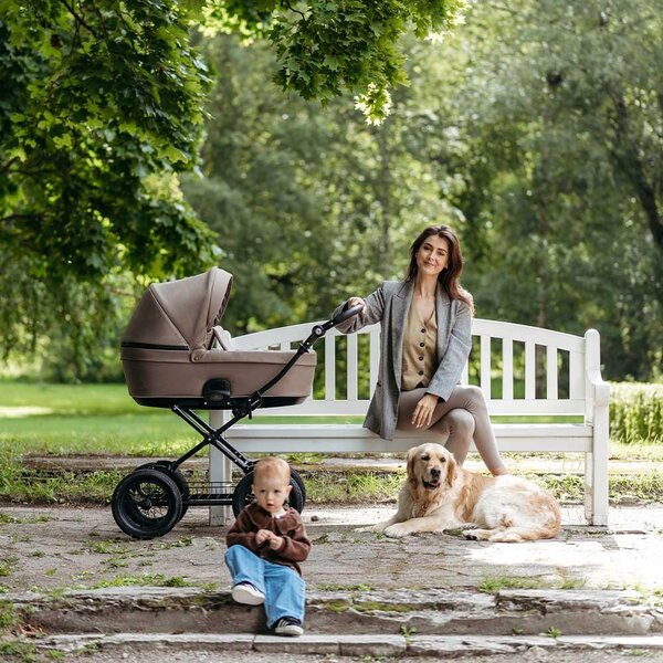 Tinynord Active vankrikomplekt Praline Beige, Bronze Black - Tinynord