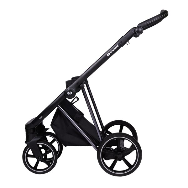 Tinynord Lux vankrikomplekt Champagne Beige, Chrome Black - Tinynord