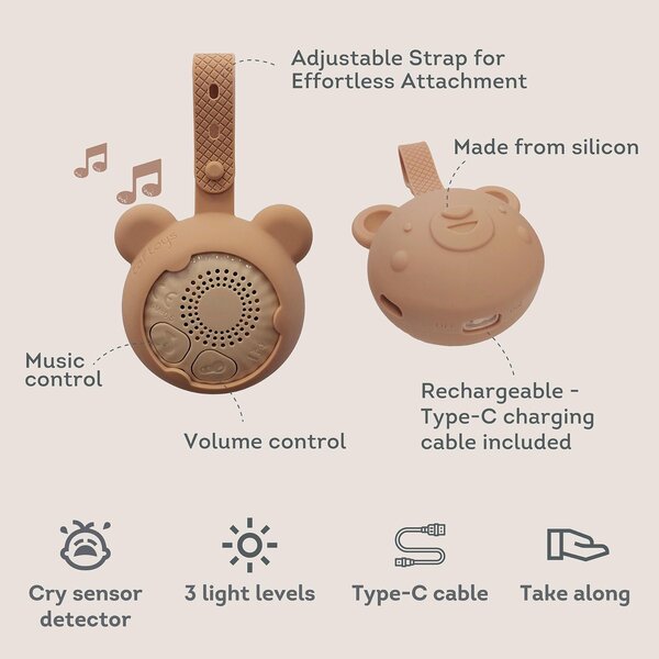Taf Toys nightlight with music Dream Bear - Taf Toys