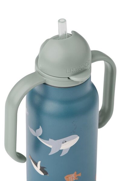 Liewood Kimmie joogipudel 250ml, Arctic Sea / Ocean view - Liewood