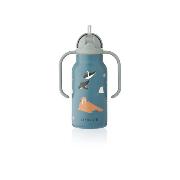 Liewood Kimmie joogipudel 250ml, Arctic Sea / Ocean view - Liewood