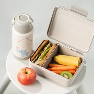 Done by Deer lunch box with divider Celebration Sand - Done by Deer