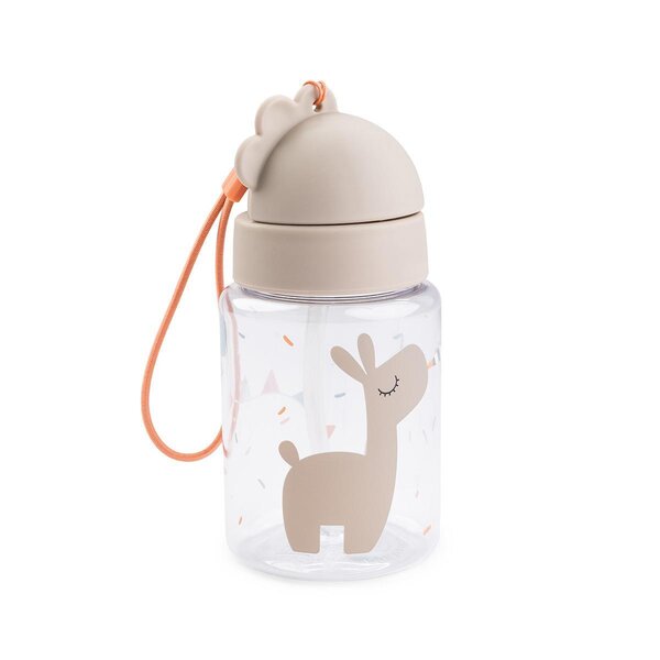 Done by Deer kõrrega joogipudel 280ml, Tiny farm Sand - Done by Deer