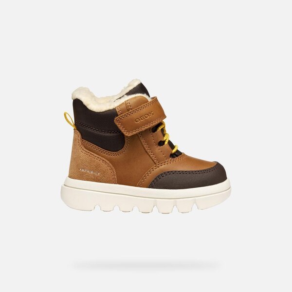 Geox saapad B willaboom Tobacco/Dk Brown - Geox
