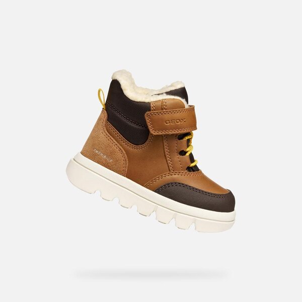 Geox saapad B willaboom Tobacco/Dk Brown - Geox