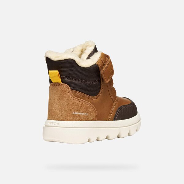 Geox saapad B willaboom Tobacco/Dk Brown - Geox