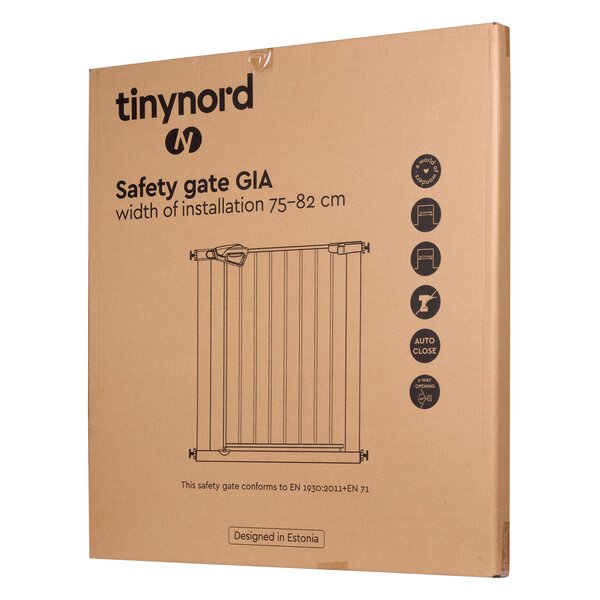 Tinynord safety gate GIA 75-82x4x77 cm - Tinynord