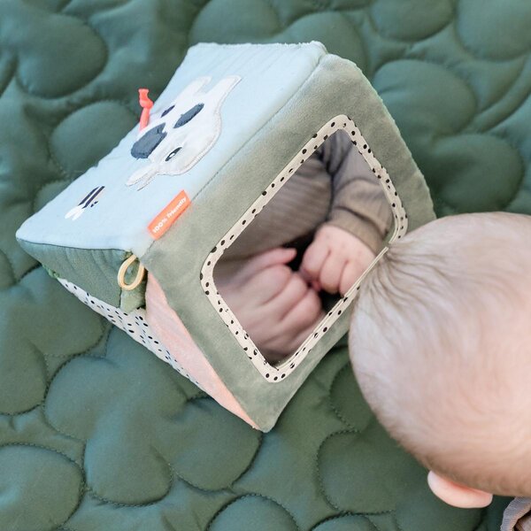 Done by Deer развивающая игрушка Fold-out sensory mirror Tiny farm - Done by Deer
