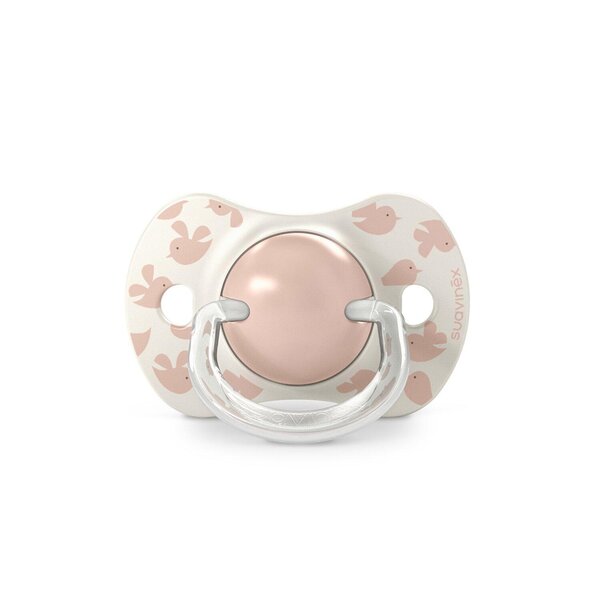 Suavinex 2x sxpro symmetrical soothers 6/18m Birdies Pink - Suavinex