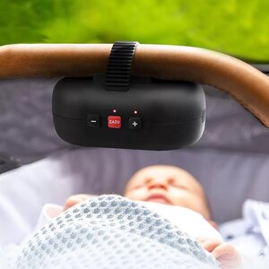 Zazu ROBBY Baby rocker with cry sensor Black - Zazu