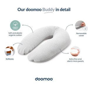 Doomoo Buddy imetamispadi Corduroy Green - Doomoo