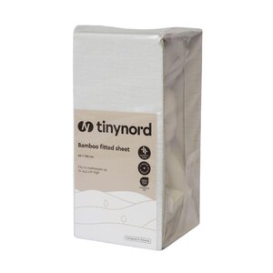 Tinynord kummiga voodilina 60x120cm, White - Tinynord