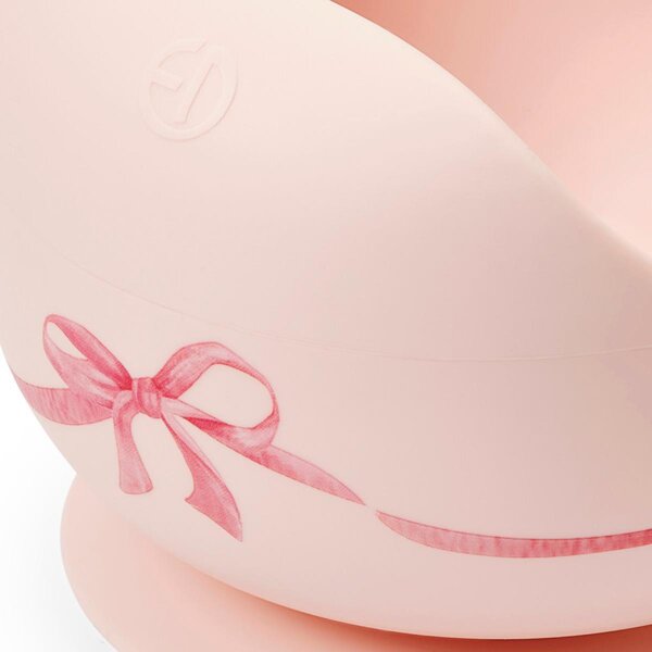 Elodie Details silikoonist kauss lusikaga Rosy Bow - Elodie Details