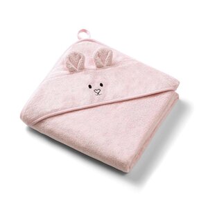 BabyOno bamboo полотенце с капюшоном 100x100cm Pink - BabyOno