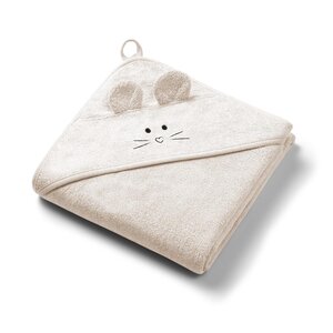 BabyOno bamboo полотенце с капюшоном 100x100cm Beige - BabyOno