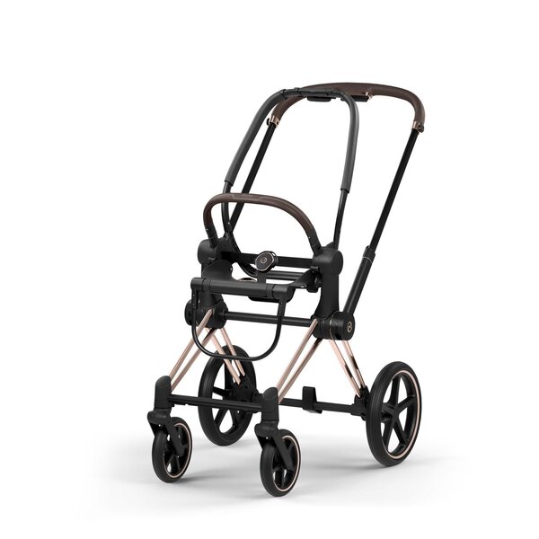 Cybex Priam Style stroller set Cozy Beige,Frame Chrome Brown- Style Collection - Cybex