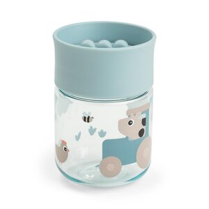 Done by Deer harjutustass 360, 260ml Tiny Farm Blue - Done by Deer