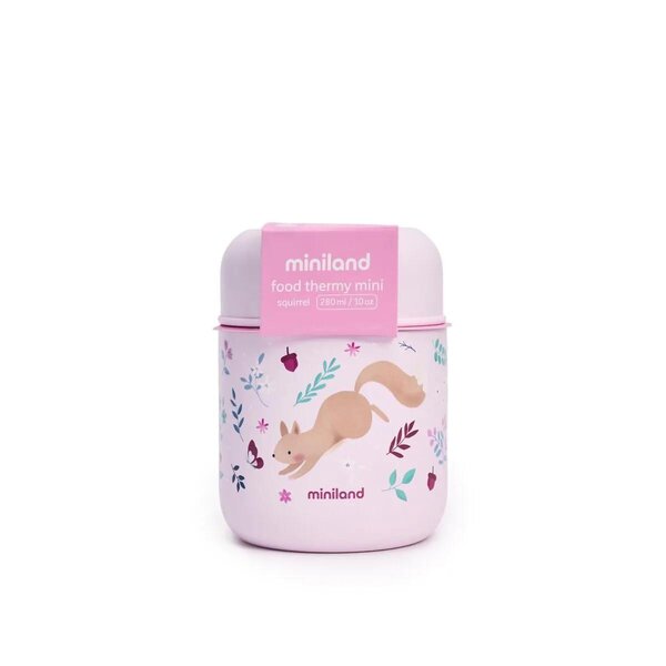 Miniland Insulated food jar 280ml, Thermy Mini Squirrel - Miniland