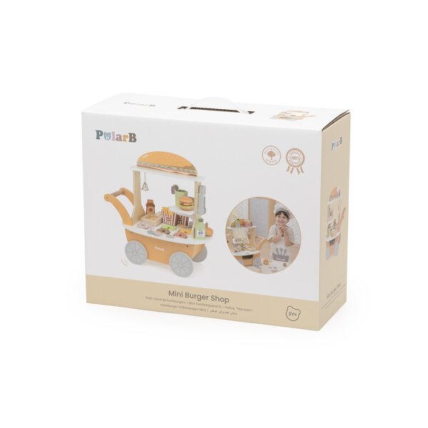 PolarB puidust mini hamburgeripood - PolarB