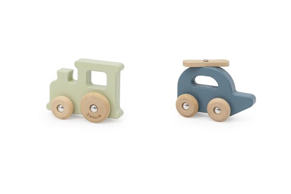 PolarB Wooden Toy Vehicle Set - PolarB