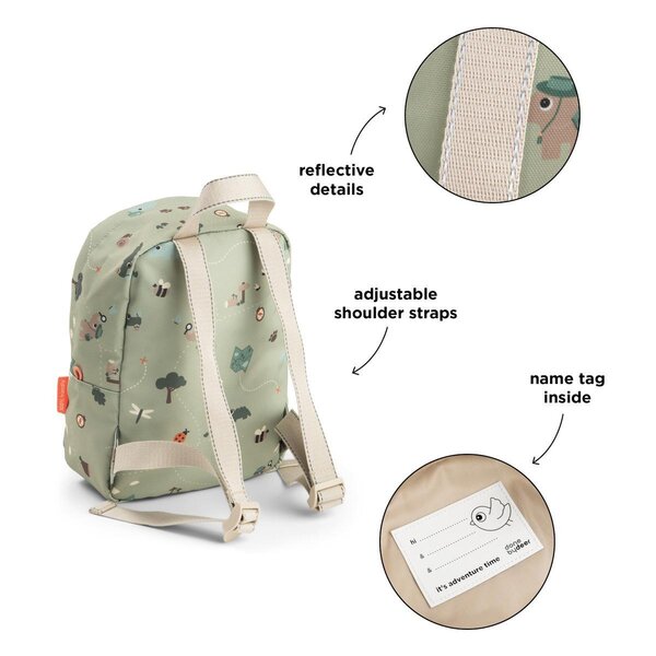 Done by Deer kids backpack Tiny trails 4 L Green - Done by Deer